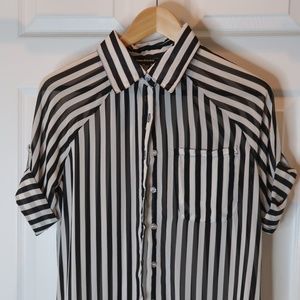 Striped Button Down Shirt